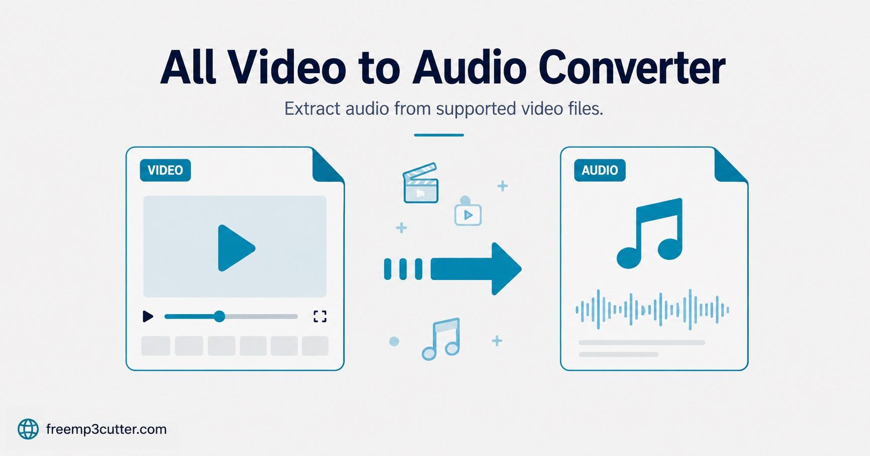 Video to Audio Converter illustration