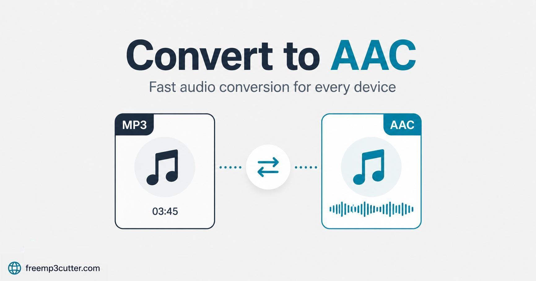 Convert Audio to AAC Online illustration