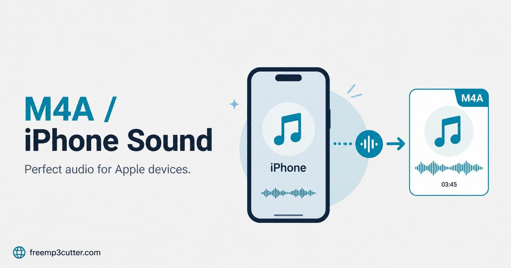 Convert Audio to M4A Online illustration