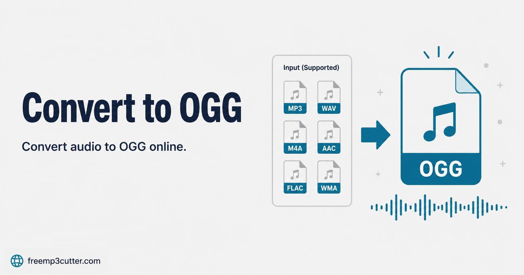 Convert Audio to OGG Online illustration