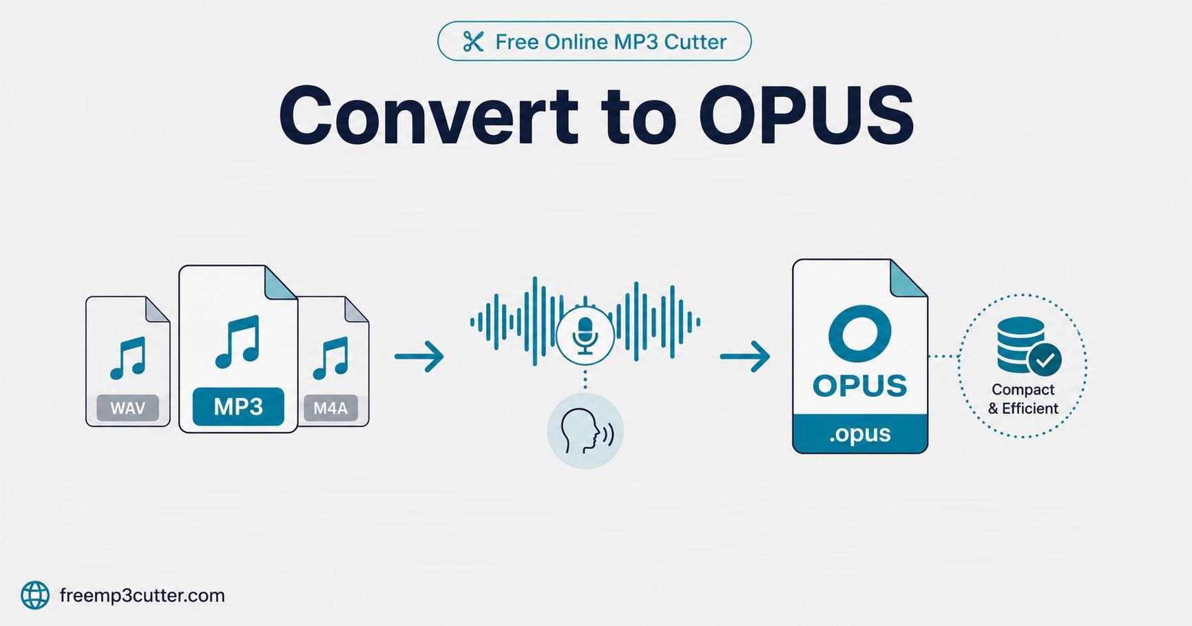 Convert Audio to OPUS Online illustration