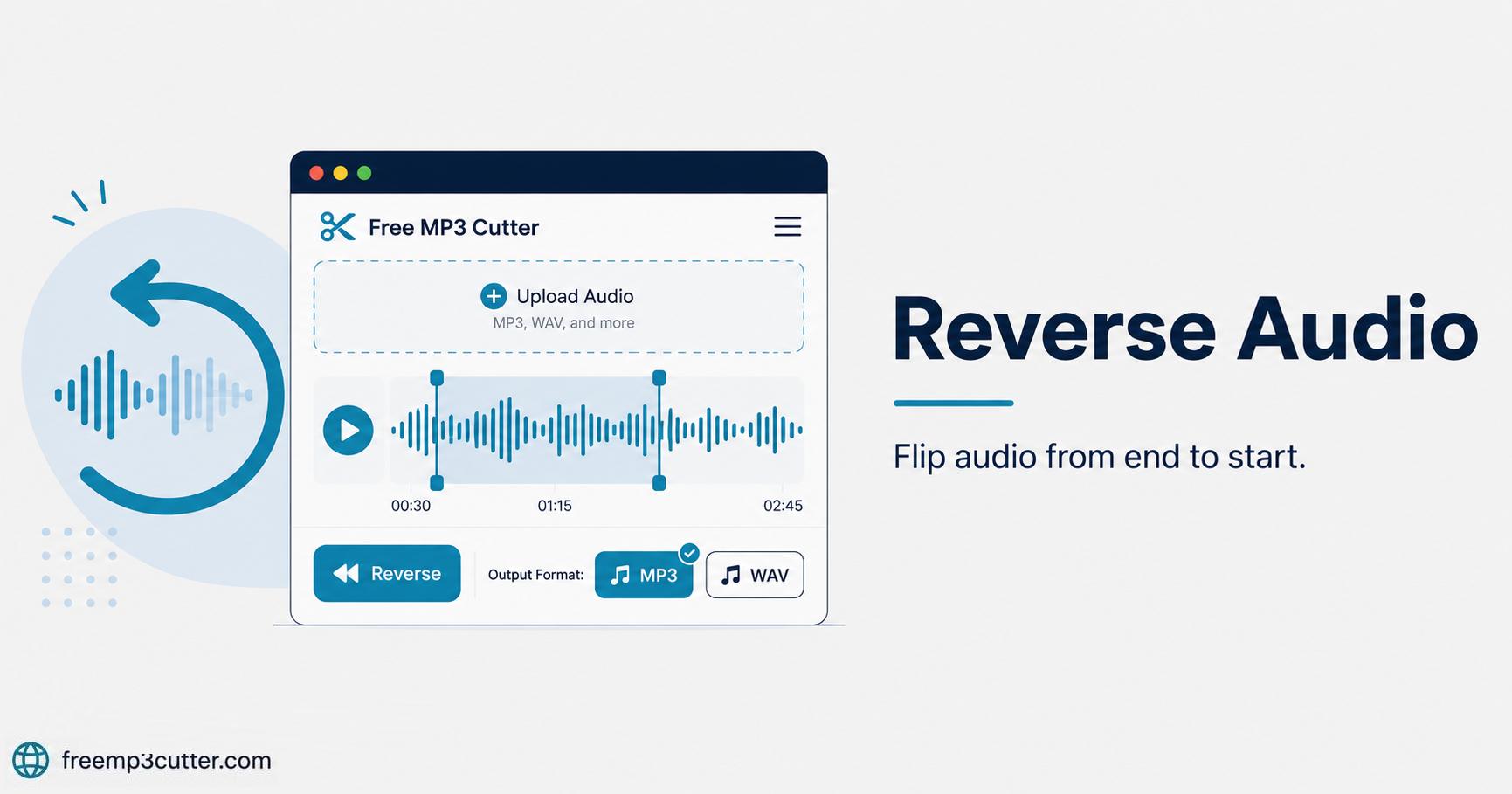 Reverse Audio Online illustration