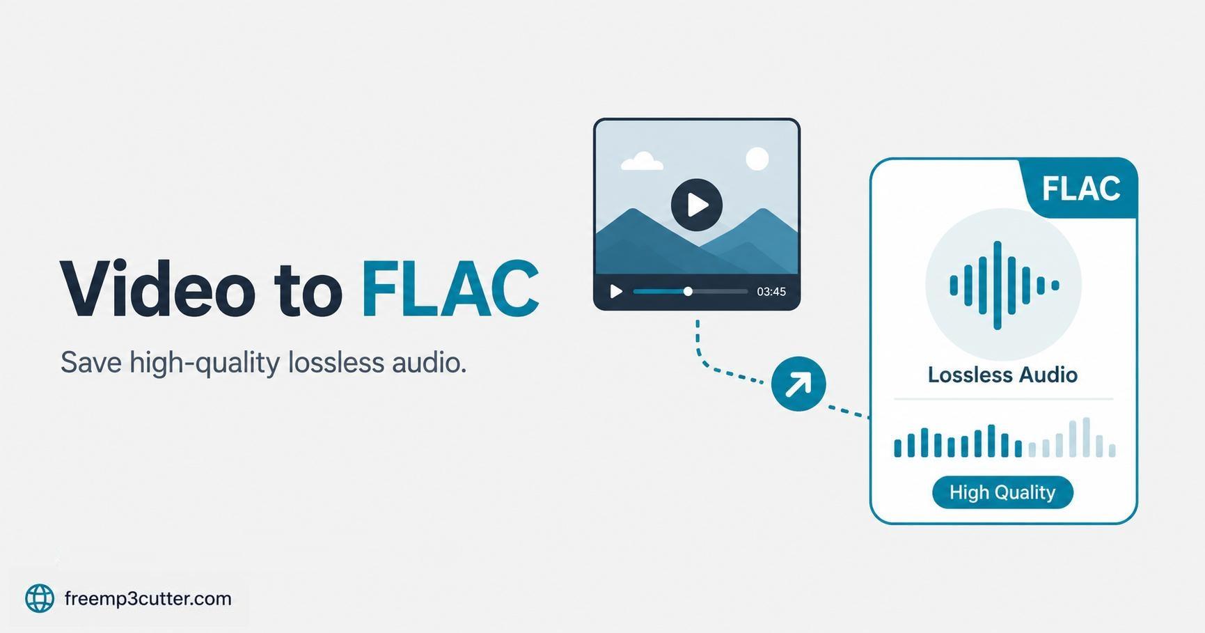 Convert Video to FLAC Online illustration