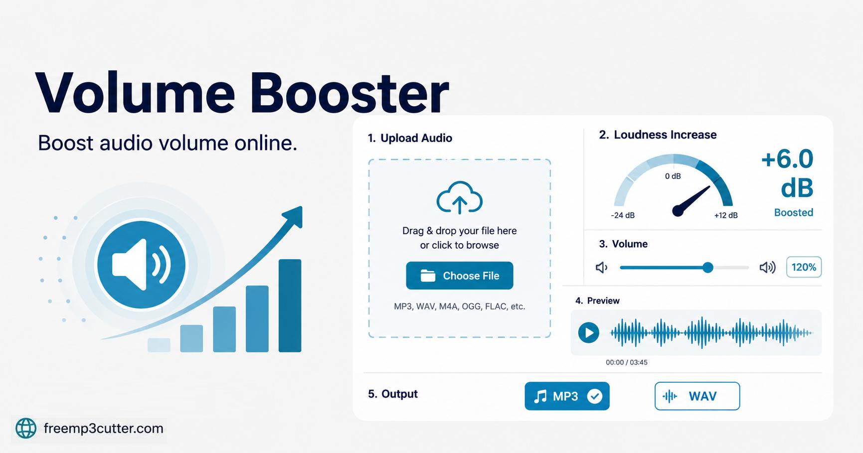 Volume Booster Online illustration